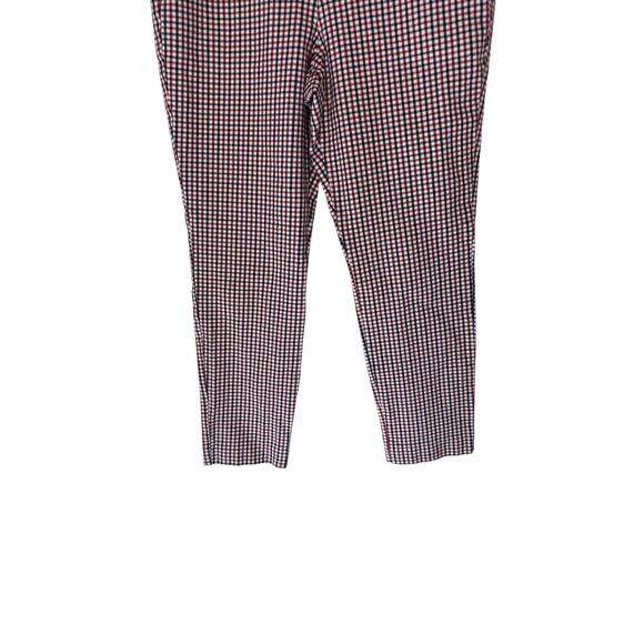 Old Navy Red Plaid Office Work Business High-Rise Pixie Pants Size 2 Petite - Picture 7 of 12